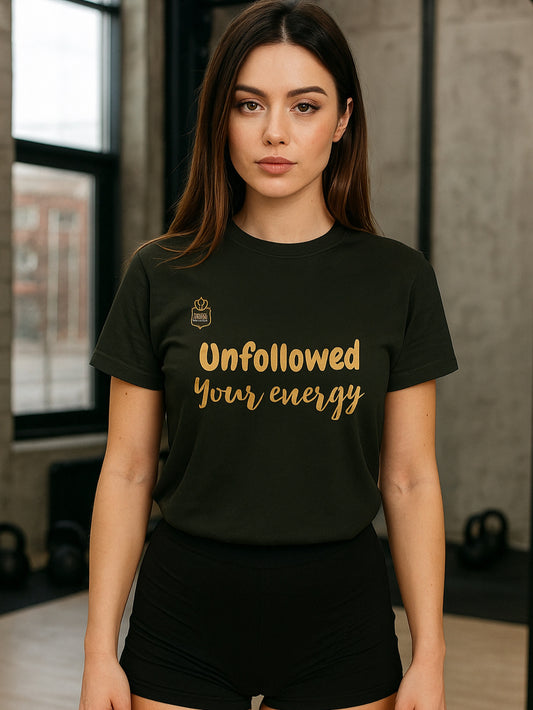 “Unfollowed your energy” oversized t-shirt